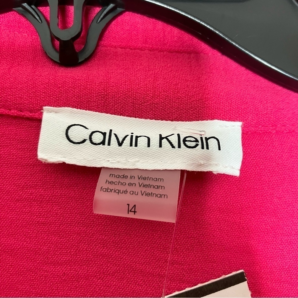 Calvin Klein pink sleeveless dress size 14 - Picture 6 of 7